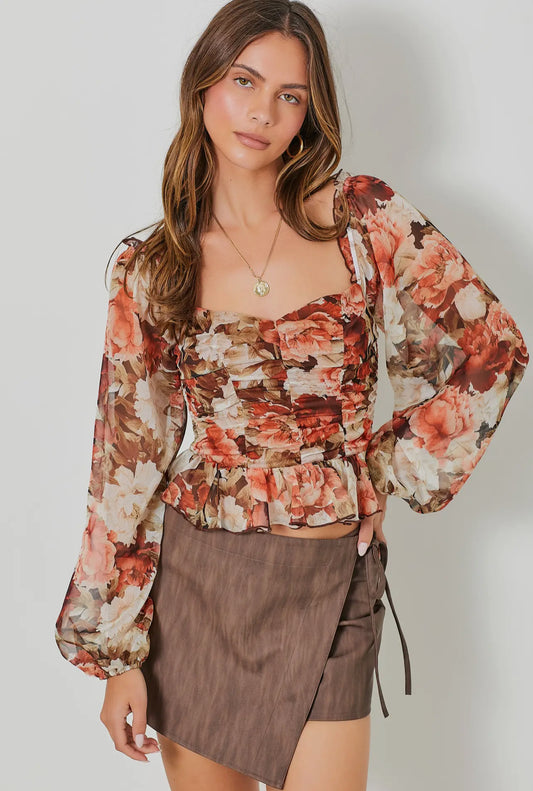 Fall Bouquet Blouse