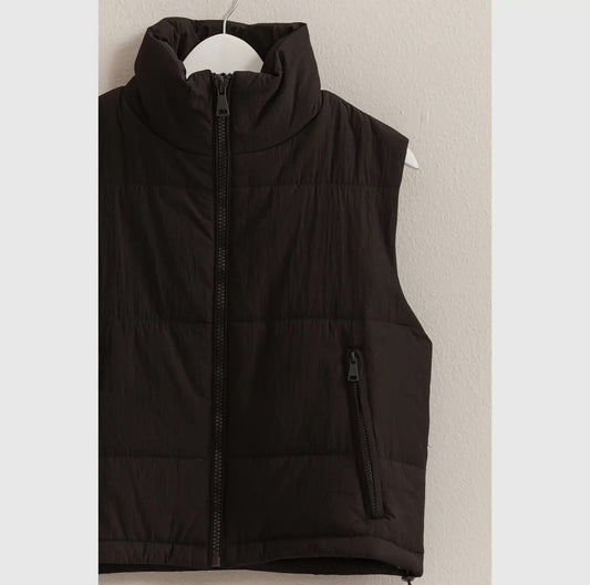 Black Puffer Vest