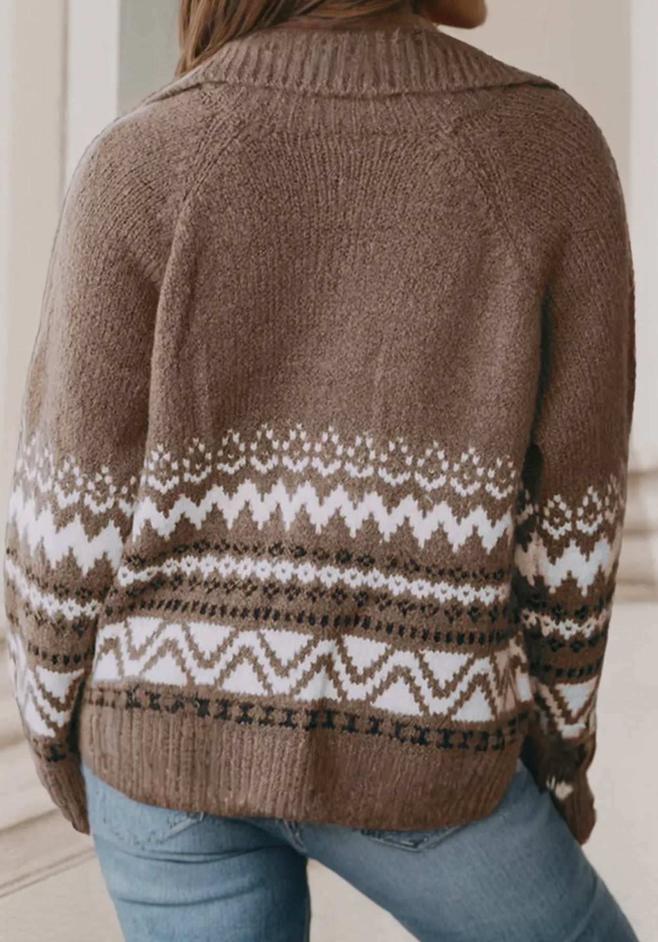 Mocha Ski Sweater