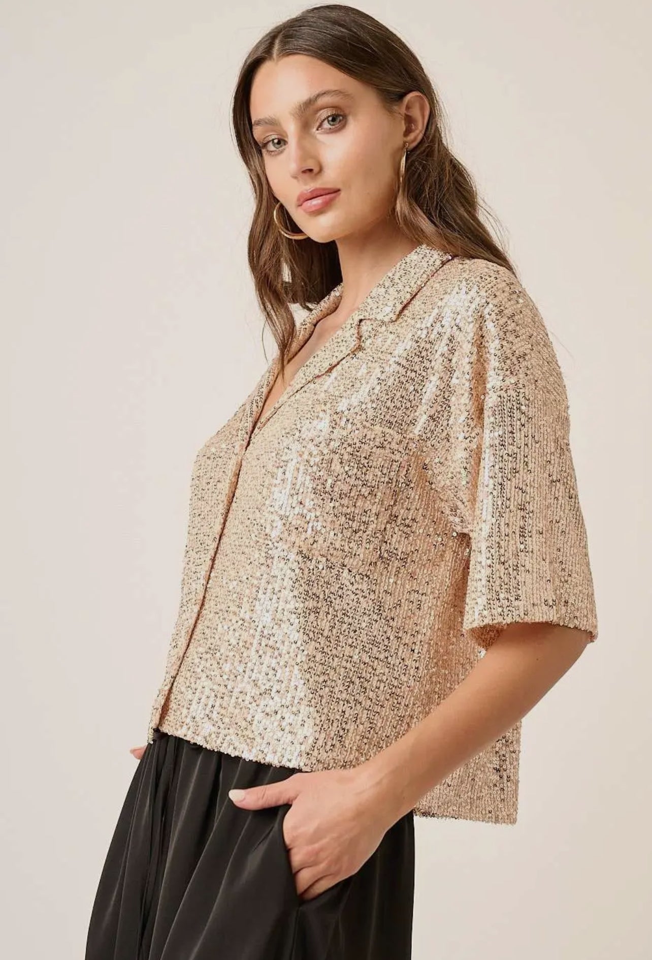 Sequin Nights Top