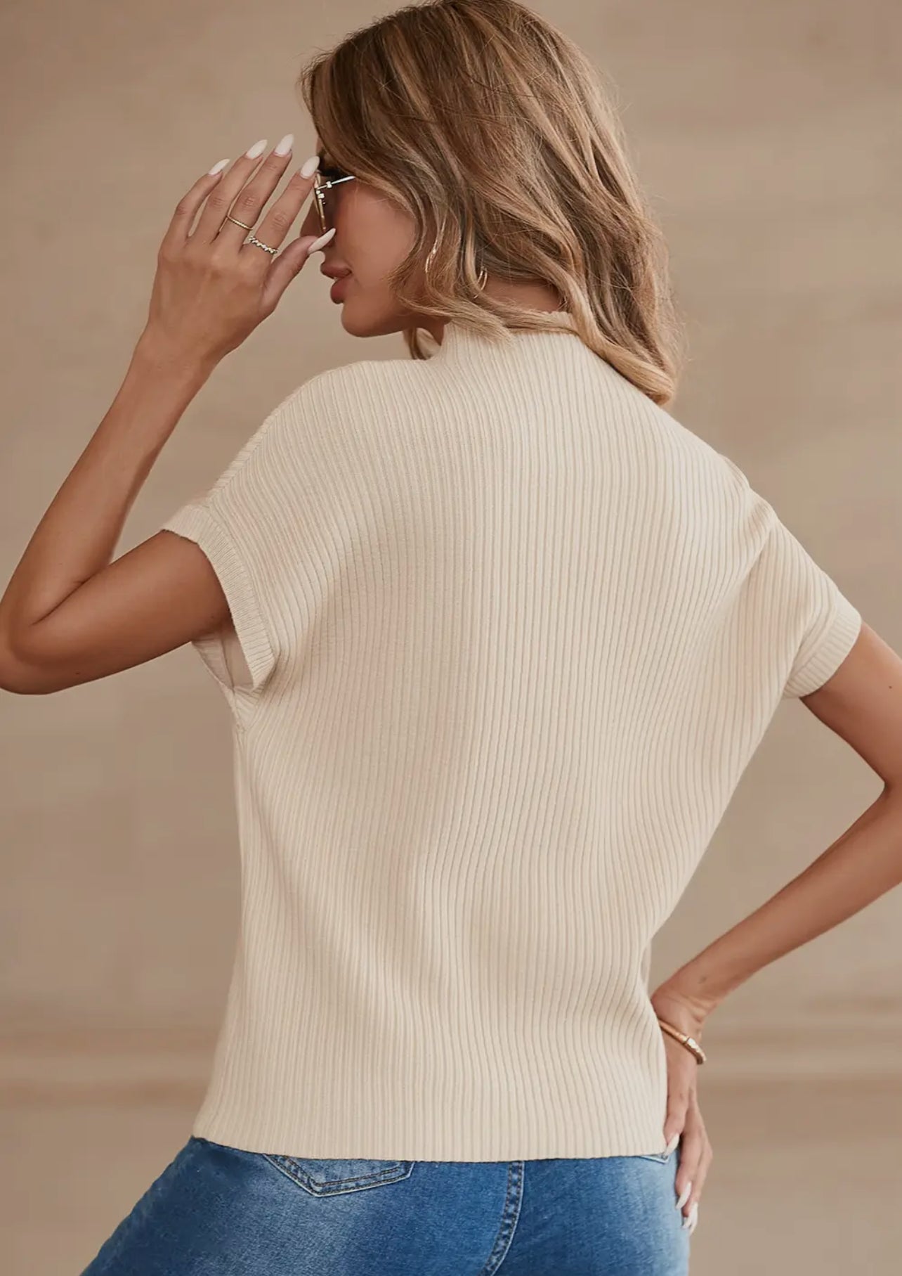 Sleeveless Sweater Top