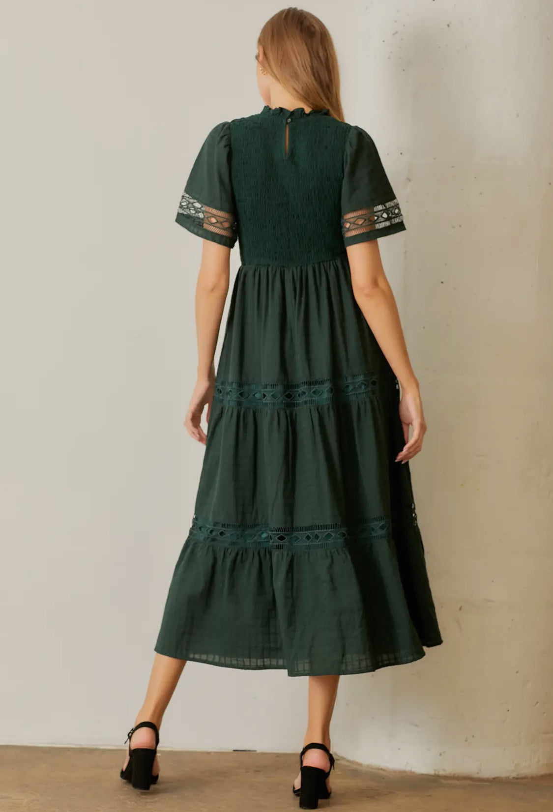 Hunter Green Maxi Dress