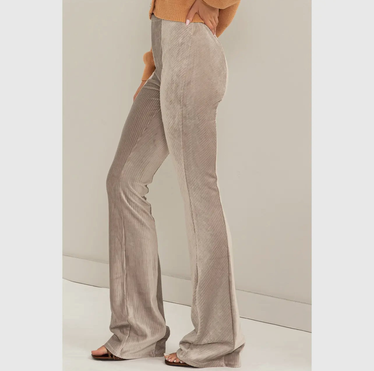 Velour Striped Pant