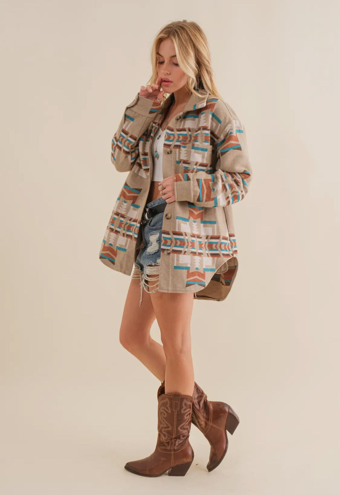 Badlands 2 Aztec Shacket