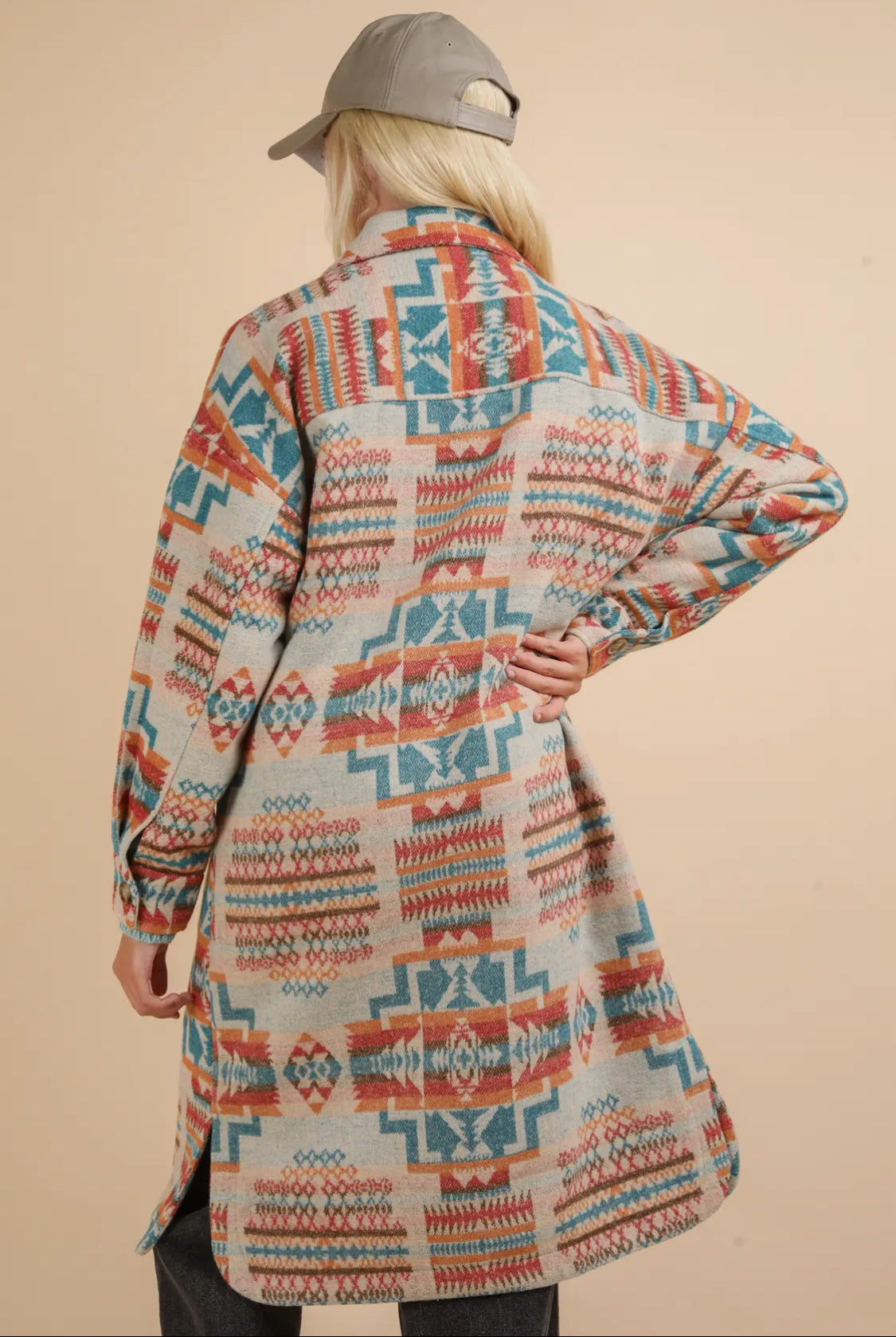 Long Aztec Shacket