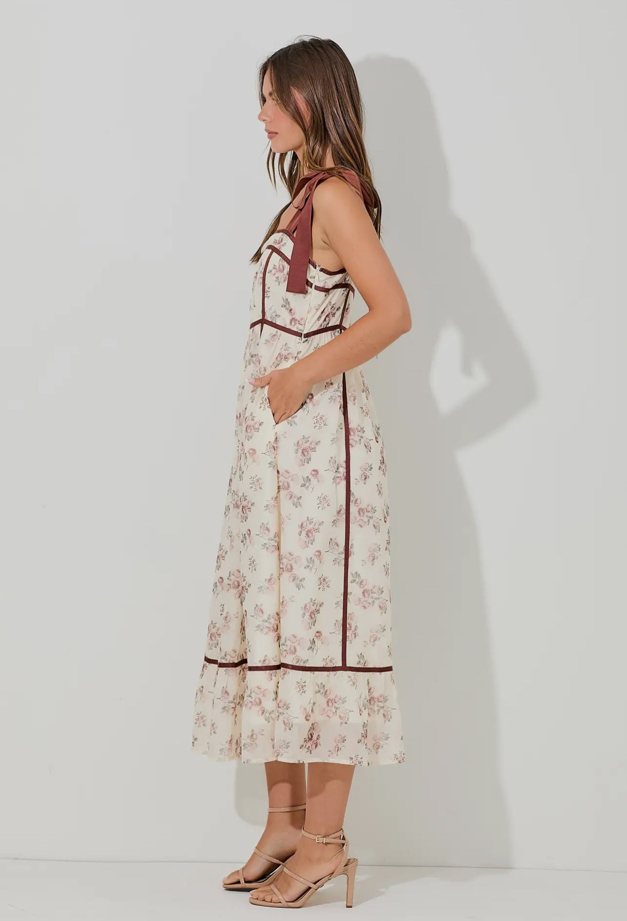 Sienna Floral Midi Dress