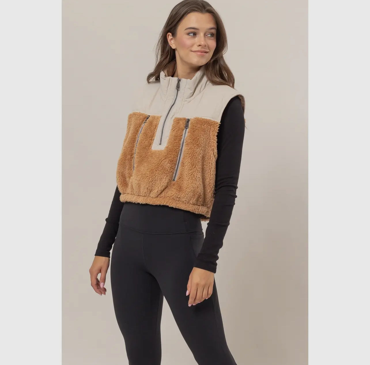 Faux Shearling Vest