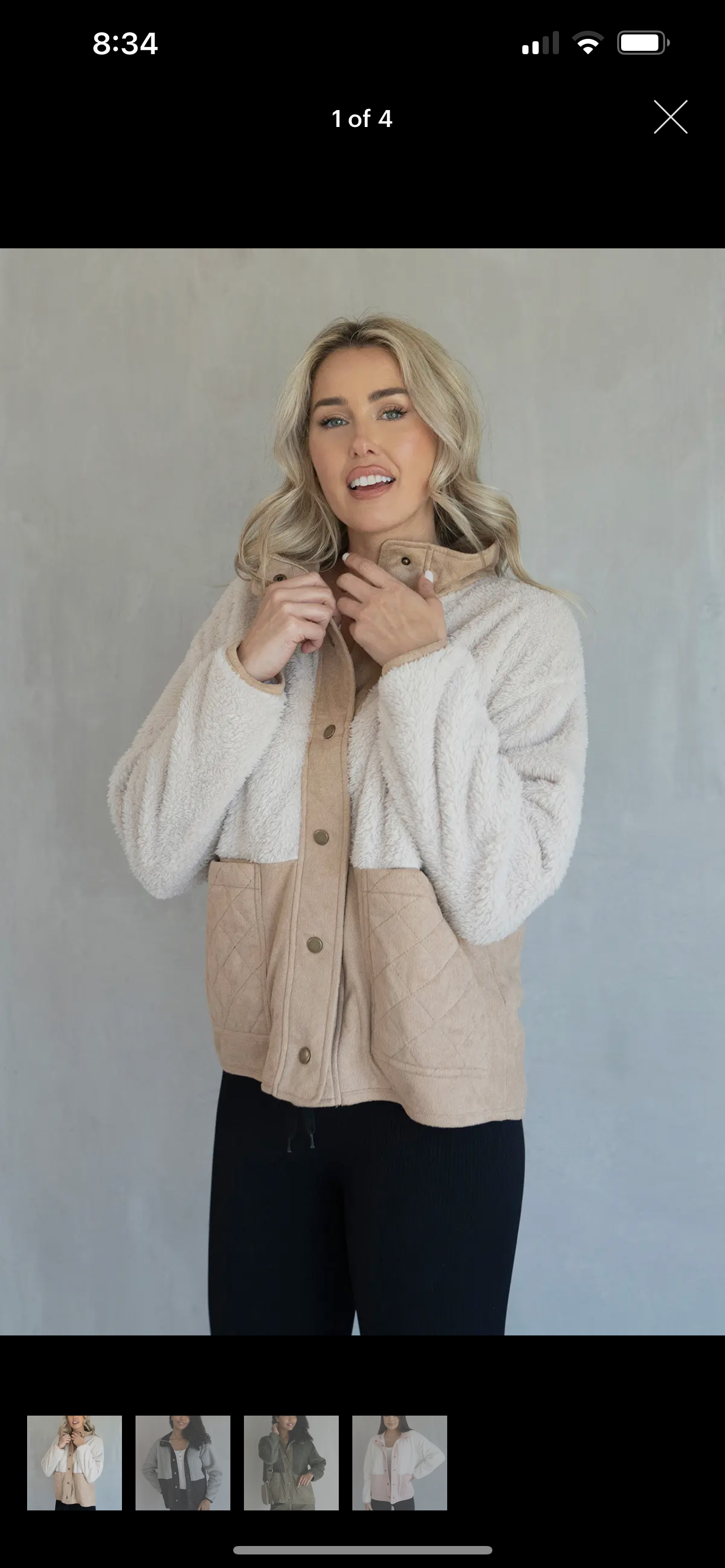 Storm Two-Tone Sherpa Jacket