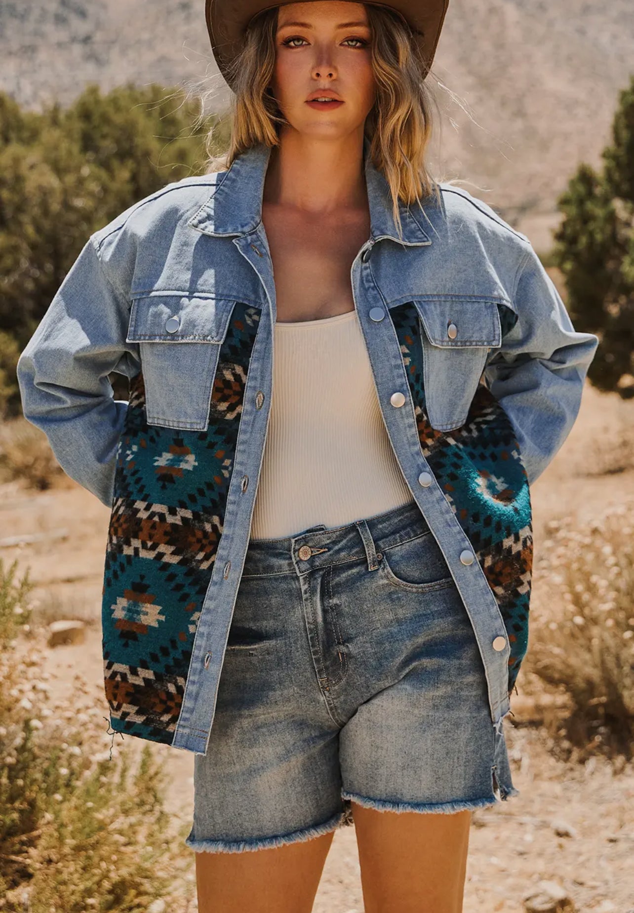 Southwest Denim & Aztec