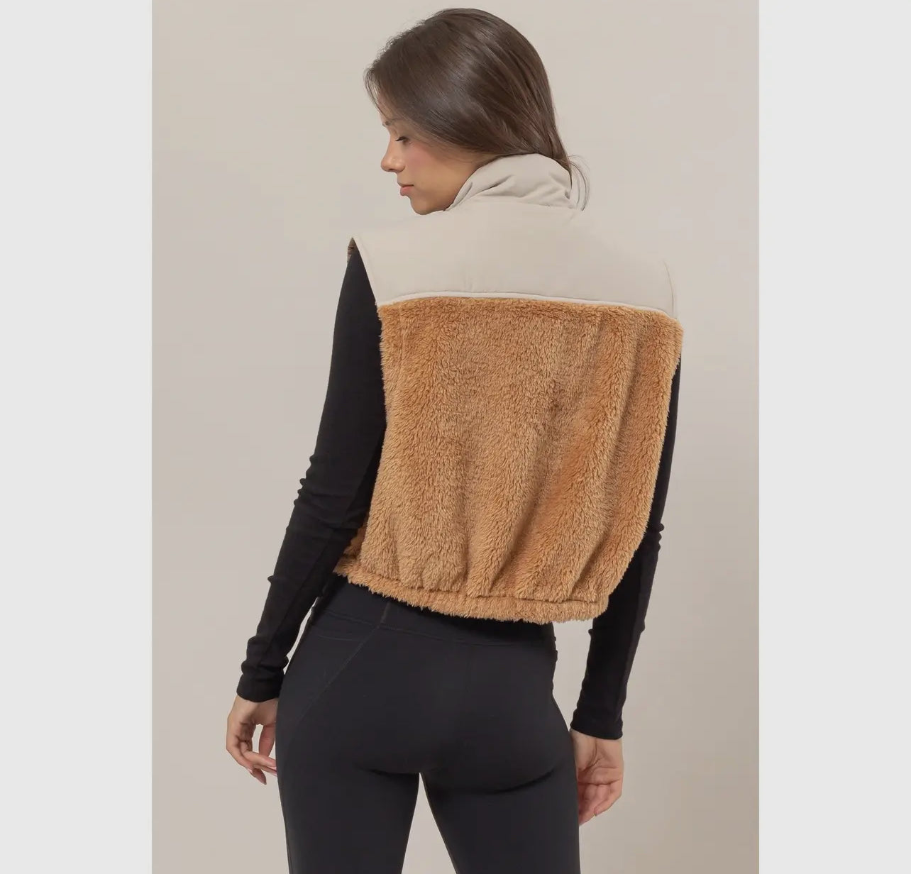 Faux Shearling Vest