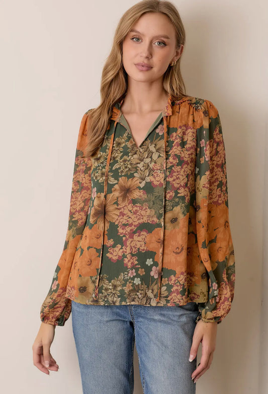 Multi Floral Blouse