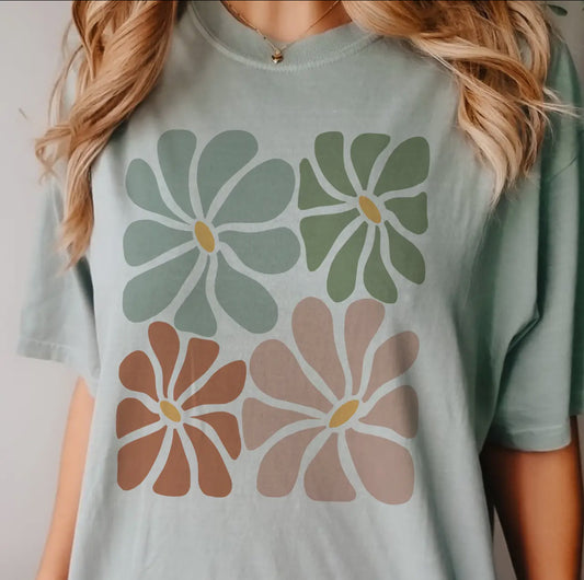 Floral Retro Tee